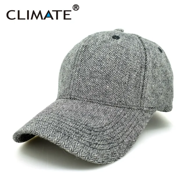 CLIMATE Men Women Baseball Caps No Logo Brushed Caps Blank Heavy Thick