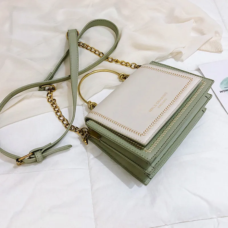 bolsas pu bolsa de ombro pequena aleta