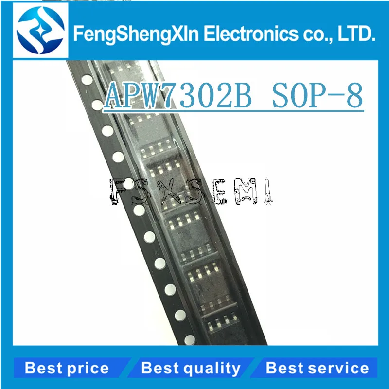 5pcs/lot APW7302B SOP 8 APW7302 2A 24V 340kHz Synchronous Buck ...