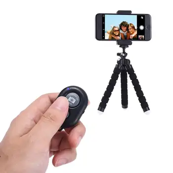 

Car Phone Holder Octopus Stand Tripod Mount With Remote Control For Camera Video Phone