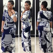 Africa Bazin Riche The New Europe And Sell Like Hot Cakes Accept Waist Deep V Chest Is Sexy Dress Bag Hip Belt Skirt Teamed