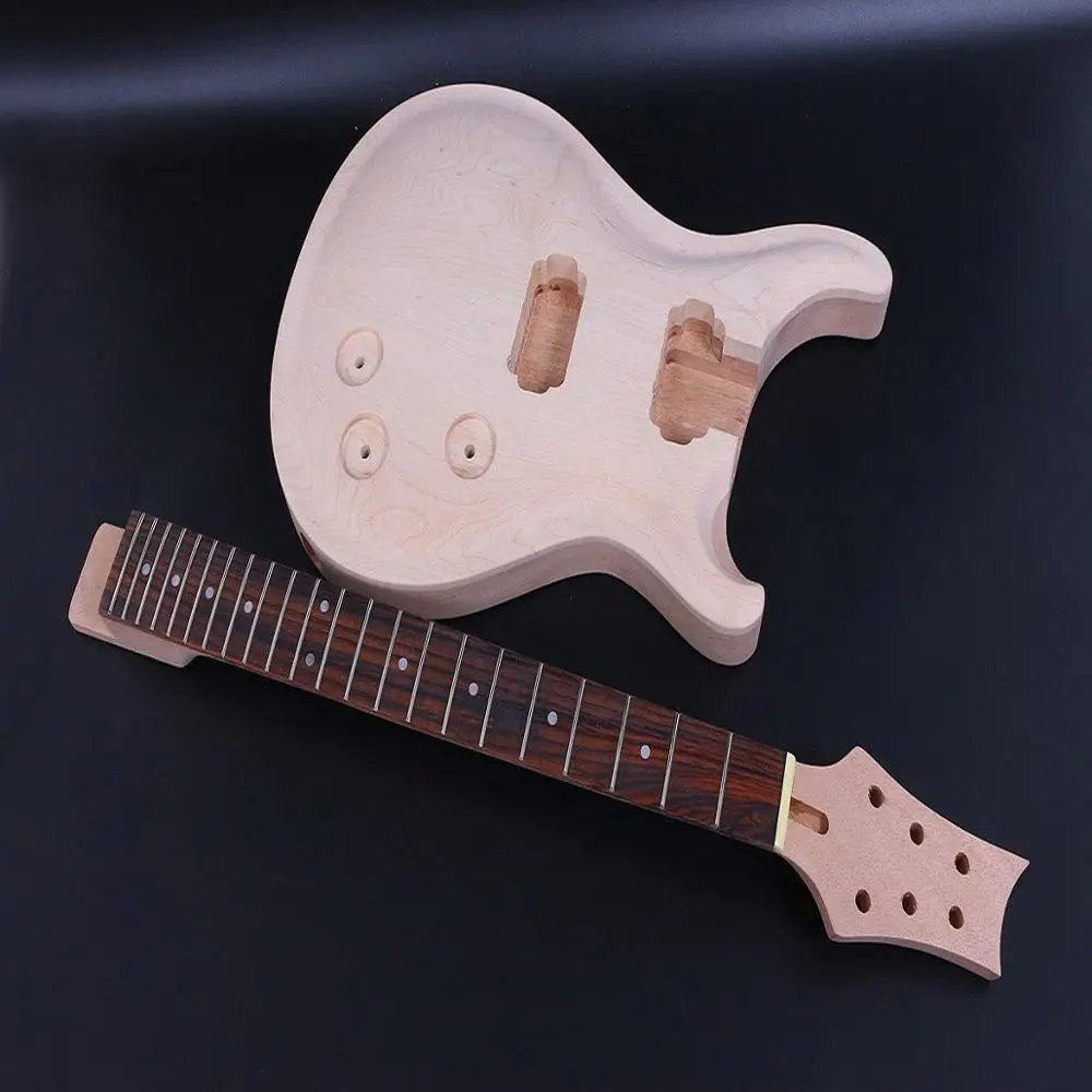 

1set electric guitar Kit Accessories Guitar neck Body Maple Mahogany Style