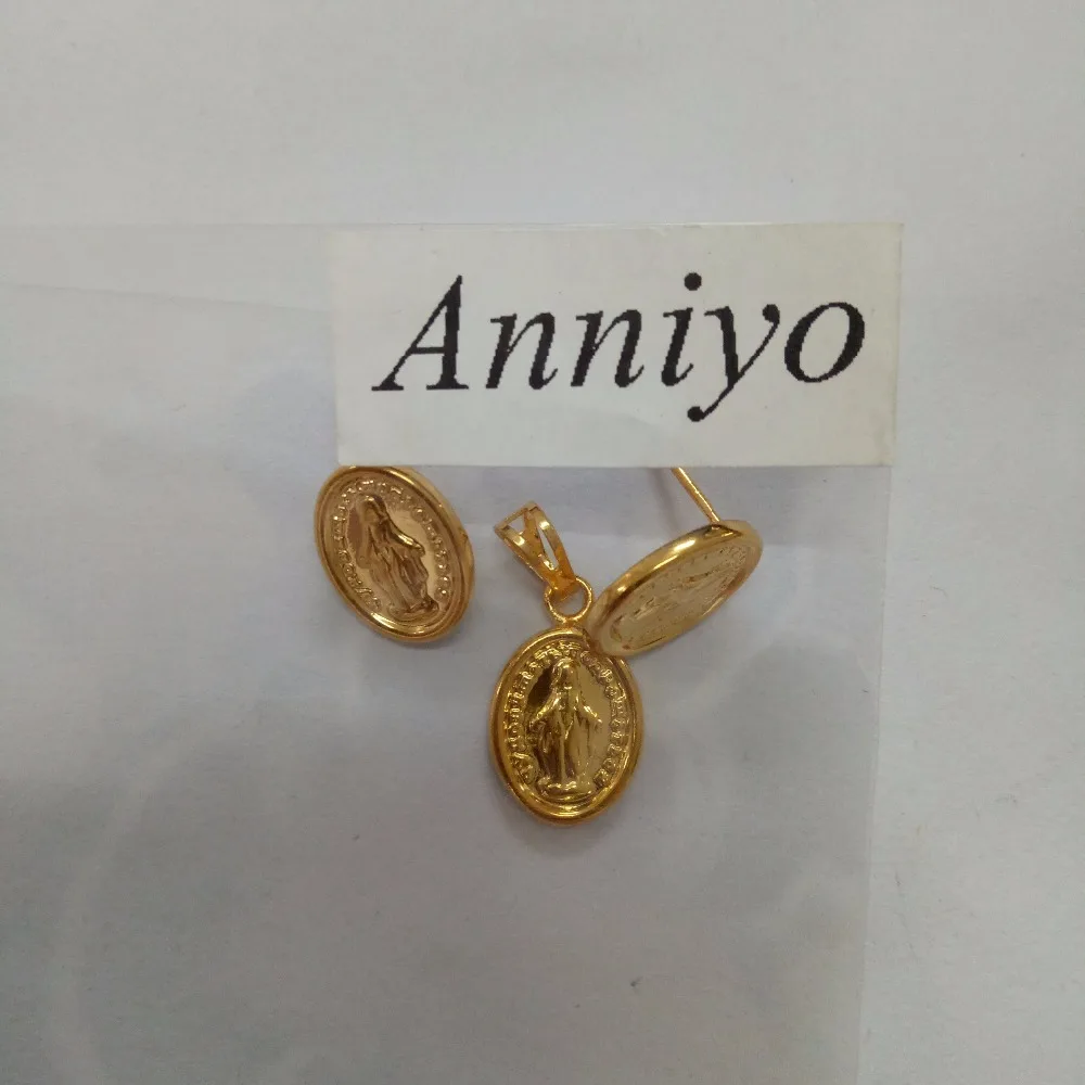 Женский набор из колье и серёг под православную/католическую тематику|earrings set|sets