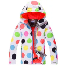Dot Красочные Gsou зимние женские лыжные куртки 10 к водонепроницаемая ветрозащитная теплая куртка для сноуборда уличная зимняя куртка для женщин
