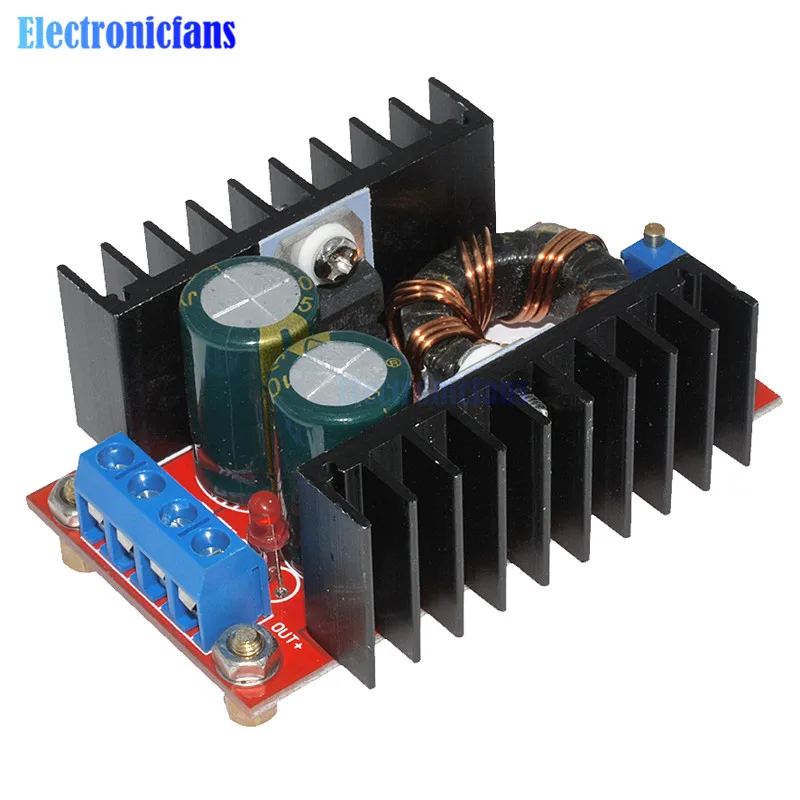 150 Вт DC-DC повышающий преобразователь Повышающий Модуль питания 10-32 В до 12-35 в 10 а плата для зарядки напряжения ноутбука для Arduino
