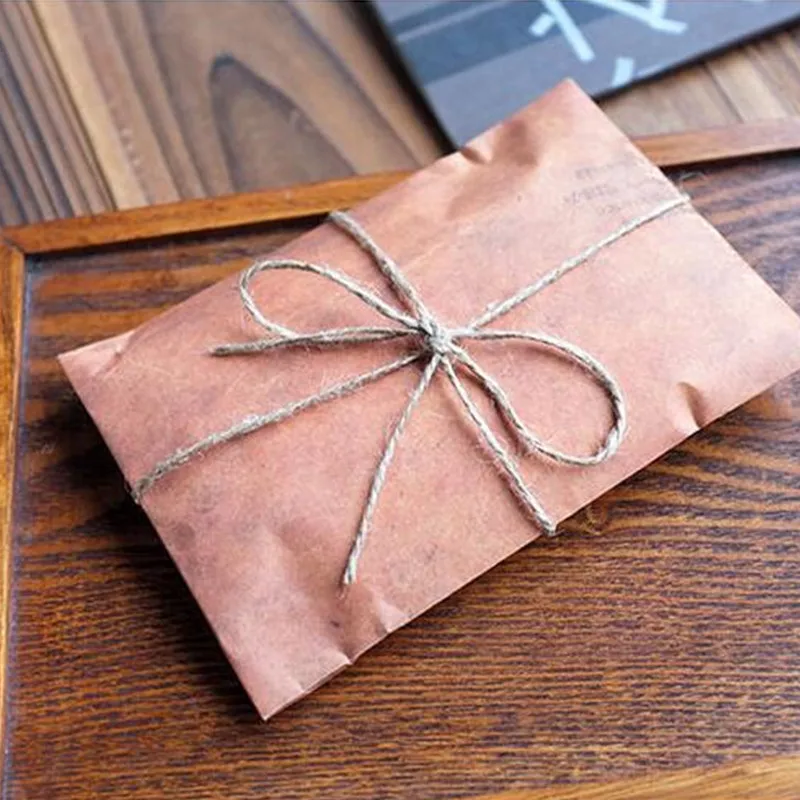 10 шт Ретро стиль коричневый крафт-бумага конверты открытки Пригласительные письма канцелярские бумажные сумки винтажные воздушная почта конверт для подарков