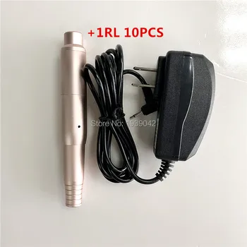 

Permanent Makeup Pen Professional Rotary Tattoo Machine for Eyebrow Lip Body Makeup Multifunction Gun Work With 10pcs Neeldles