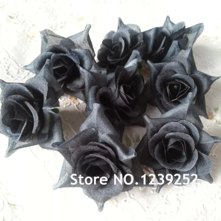 NEW 50PCS  Artificial Rose Silk Flower Heads Decoration Wedding Decoration DIY Wreath Gift Box Scrapbooking Craft Fake Flowers dried wildflowers
