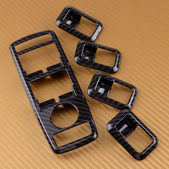 

DWCX 5pcs Car Door Window Switch Panel Cover Trim Fit For Mercedes Benz A B C E GLS G GLK GL ML CLA Class