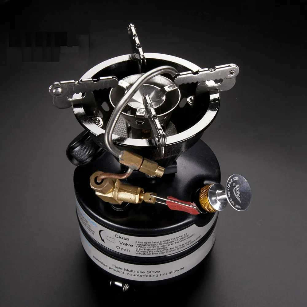 Portable Gasoline Kerosene Stove Oil Burners Outdoor Mini Liquid Fuel Camping Stove 