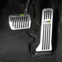 Aluminum alloy Car Accelerator Gas Pedals Brake Pedal Cover AT For Mazda CX 5 CX5 CX