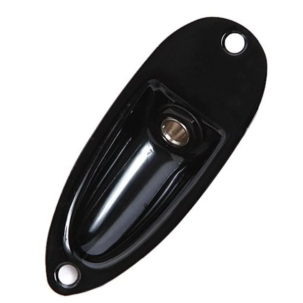 1 pcs Loaded Jack Socket Plate & Screws for Strat Blackjack plate