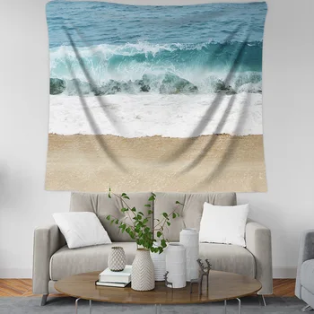 

Tapestry Wall Scenic Nature Scandinavian Style Beach Tapestry Turtle Print Bohemian Home Decor Wall Tapestry Dropship