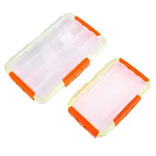 Коробка для рыболовных снастей, прямоугольная прозрачная Водонепроницаемая портативная рыболовная приманка, ящик для хранения, аксессуары, маленькая большая коробка