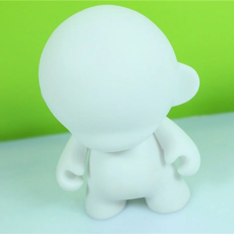 10pcs 4 inch Kidrobot Munny never painted blank white vinyl art toy new dolls 