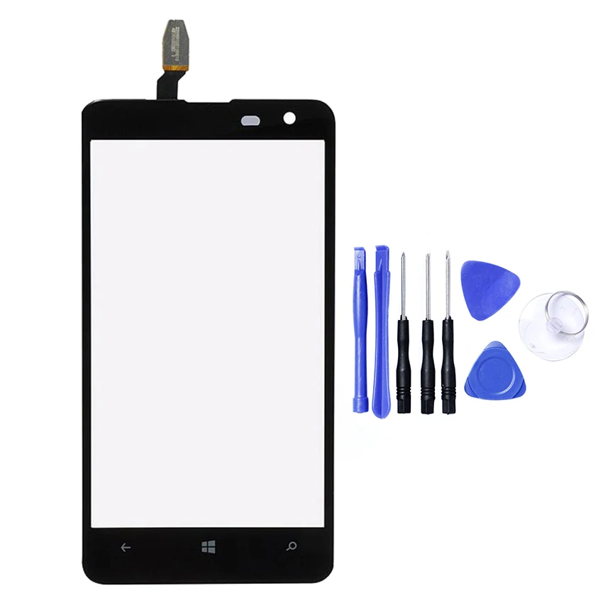 Для Lumia 625 сенсорный экран передняя панель дигитайзер для Nokia N625 ЖК дисплей
