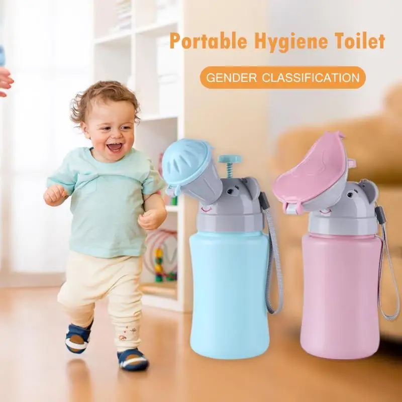 

Portable Baby Hygiene Outdoor Toilet Boys Girls Urinal Car Travel Anti-leakage Potty Kids Convenient Toilet Training Potty