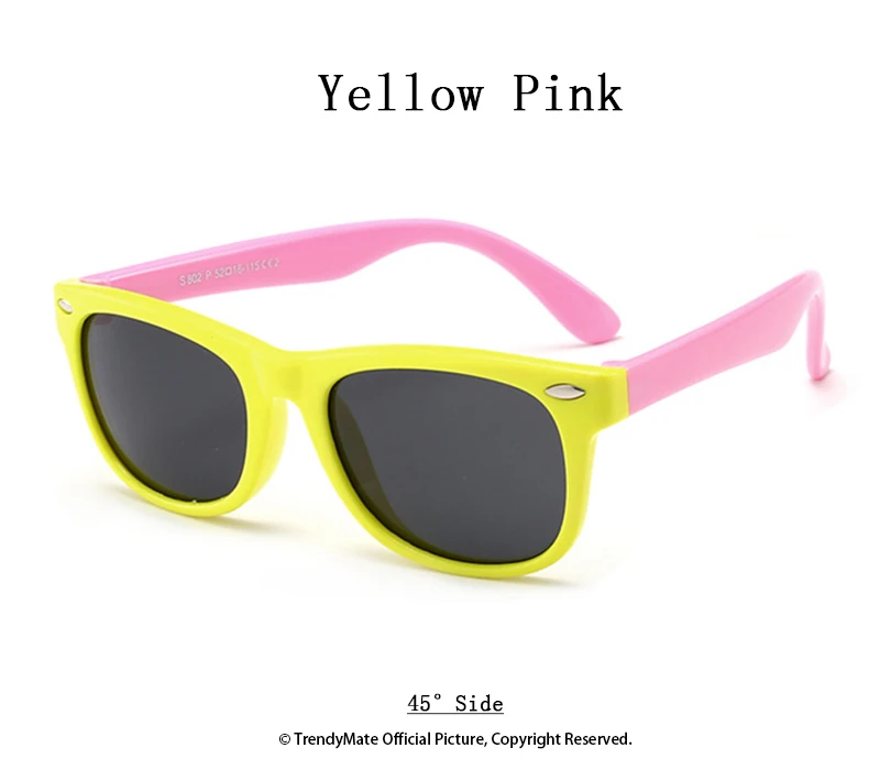 TR90 Гибкие Дети Солнцезащитные очки для женщин поляризационные ребенок Детская безопасность покрытие Защита от солнца Очки UV400 очки