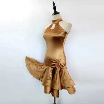 

Latin Dance Dress Fashion Sexy Slim Cha Cha Samba Rumba Samba Dance Costumes Ladies Competition Performance Wear Dresses