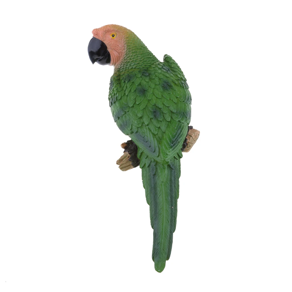 20 Style  Artificial Bird Resin Large Parrot Bird Statue Yard Tree Lawn Ornament Hanging Sculpture Decoration Home Garden Craft
