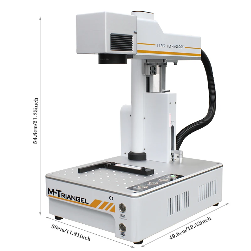  MG oneS 20W Fiber Laser Metal Marking Machine Engraving Machine LCD Back Glass Separator For iPhone