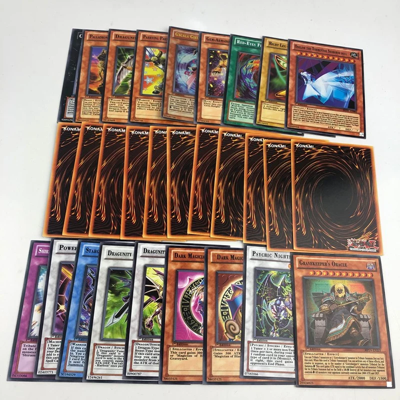 60 шт. YuGiOh Редкие прокси-карты Exodia маг Девушка Египетский Бог обелиск Дракон цифры английский классический TCG Дуэль карта Yu-Gi-Oh