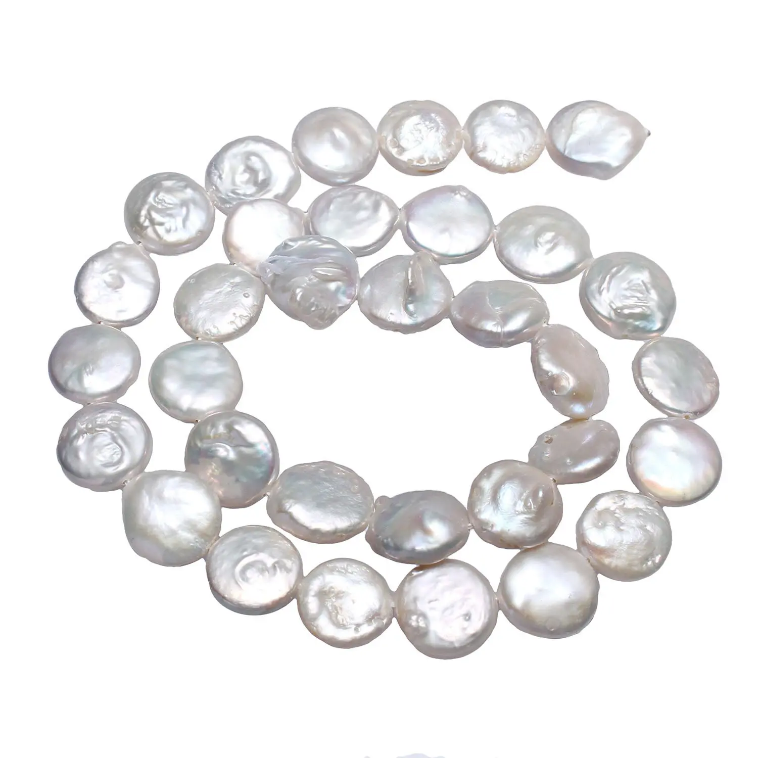 

Cultured Potato Freshwater Pearl Beads Natural White 11-12mm Pearl Beads Approx 0.8mm Sold Per Approx 15.3 Inch Strand