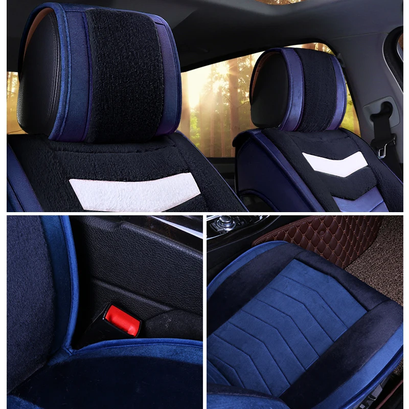 New Short plush Auto Universal Car Seat Covers for Honda Civic Accord Fit Element Freed Life Zest c
