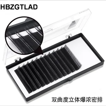 

New double overlap C D CC DD mink individual eyelash extension,lashes extension for professionals,soft mink eyelash extension
