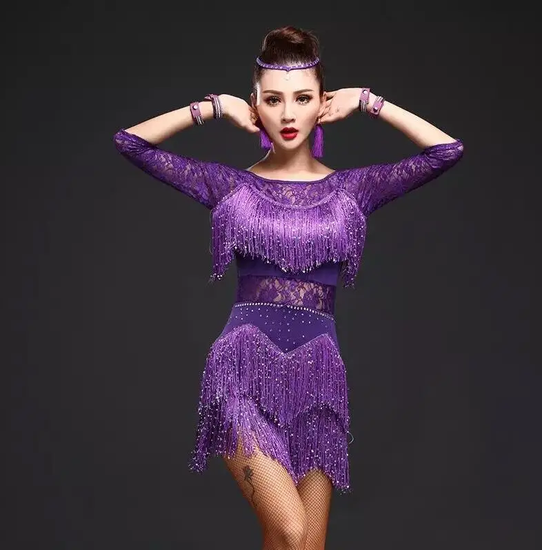 Новинка 2019 современное платье для бальных танцев девочек детей и взрослых