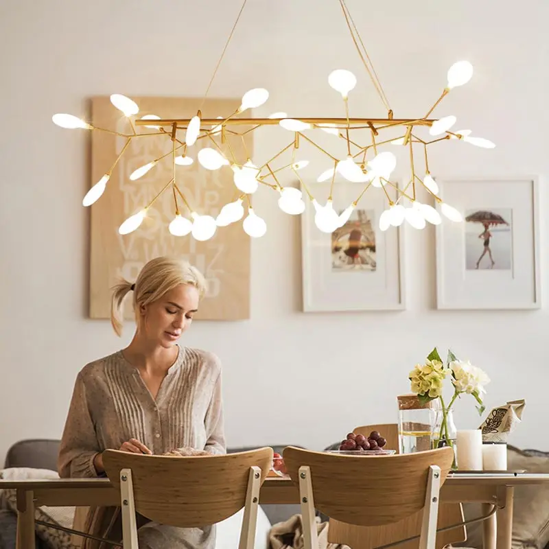 

Moder Design Led Lamp Chandeliers For Living Room Bedroom Kitchen Foyer Light Fixtures Lustre Decor Home Lighting G4 110-220V