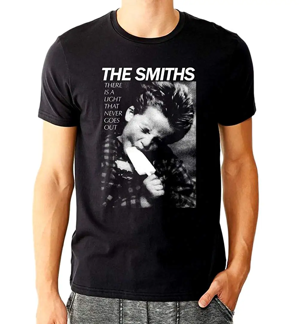 

The Smiths There is A Light Unisex Fashion Quality Heavyweight T-Shirt. Summer Short Sleeves Fashion T Shirt Free