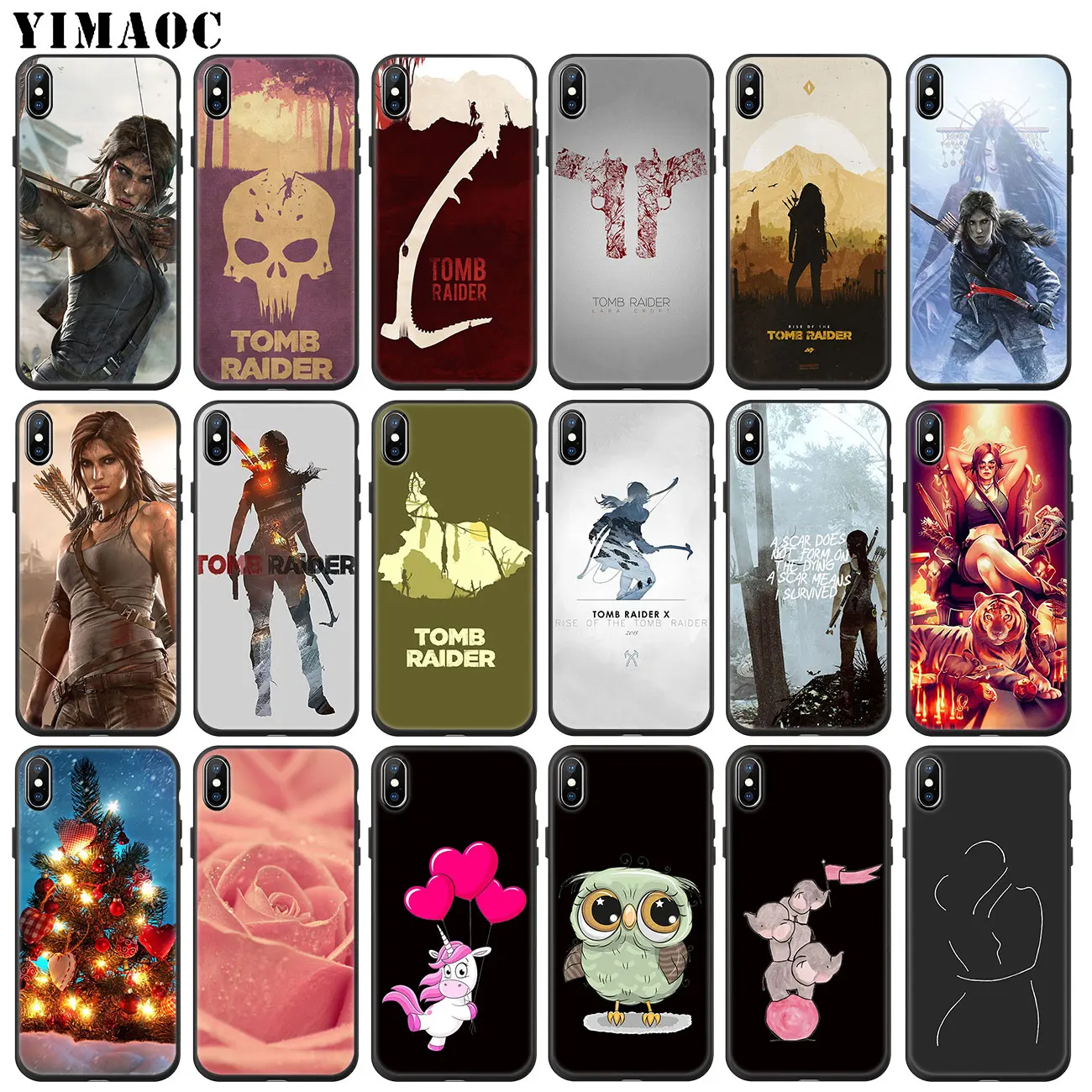 Мягкий силиконовый чехол YIMAOC для телефона iPhone 11 Pro XS Max XR X 6 6S 7 8 Plus 5 5S SE 10 из ТПУ с