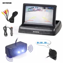 DIYSECUR 4 3 Inch Car Reversing Camera Kit Back Up Car Monitor LCD Display Parking font