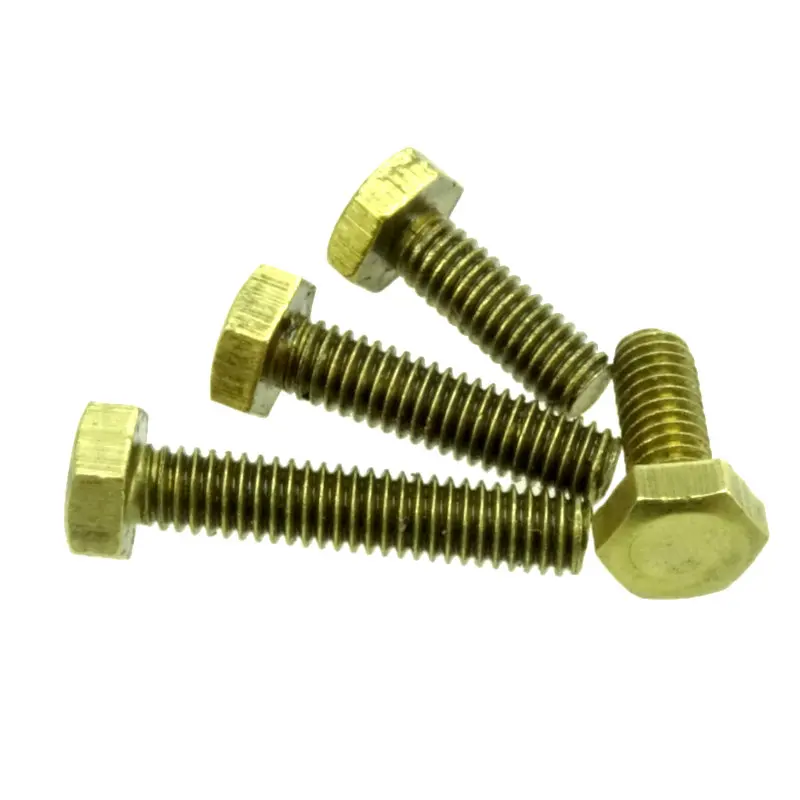 M4 M5 M6 M8 Brass Hex Head Bolt Hex Head Screwin Bolts from Home Improvement on