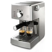 Корпус из нержавеющей стали итальянский полуавтоматическая Кофе Машина Эспрессо Кофе чайник