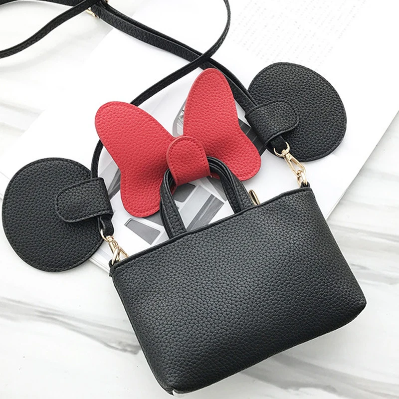 Женский рюкзак Disney Mickey Minnie сумка Кроссбоди из искусственной кожи с диагональным