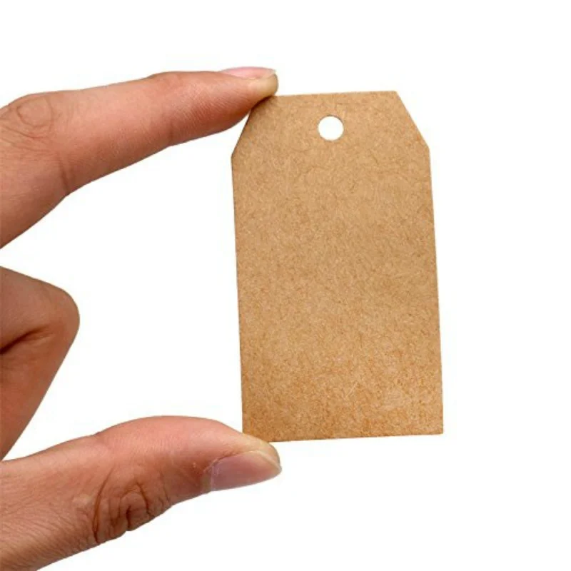 Details about   100-300pcs Blank Kraft Paper Tags For Christmas Wedding DIY Personalize Gift Tag 