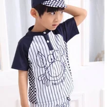 Купальные костюмы для мальчиков из полиэстера+ спандекса, гидрокостюмы для плавания, костюм для дайвинга, Раздельный купальник, одежда от солнца