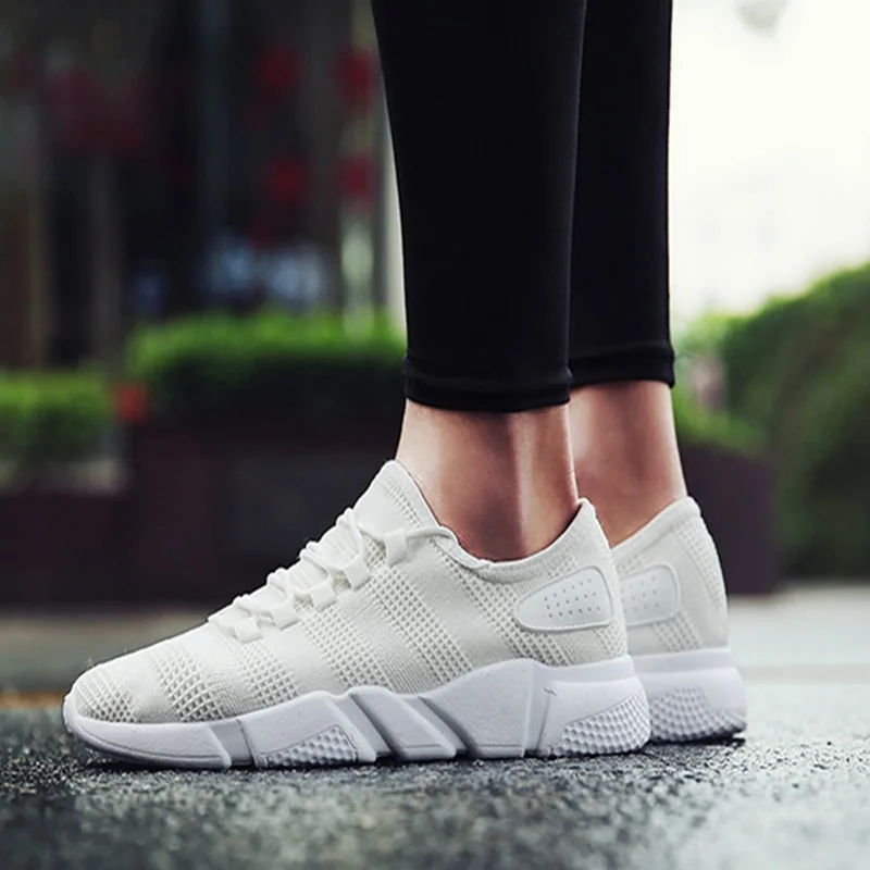 

Men Sneakers Breathable Casual No-slip Men Vulcanize Shoes Male Air Mesh Lace up Wear-resistant Shoes Man flats