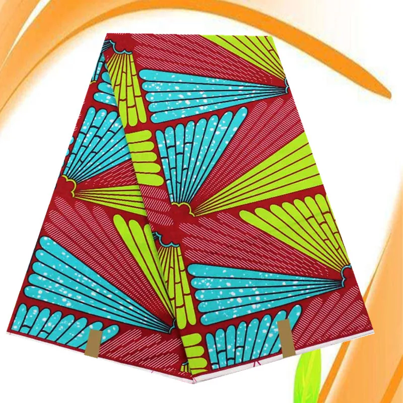 HWD177 Most Popular African Holloand Wax Cotton Fabric Colorful Style