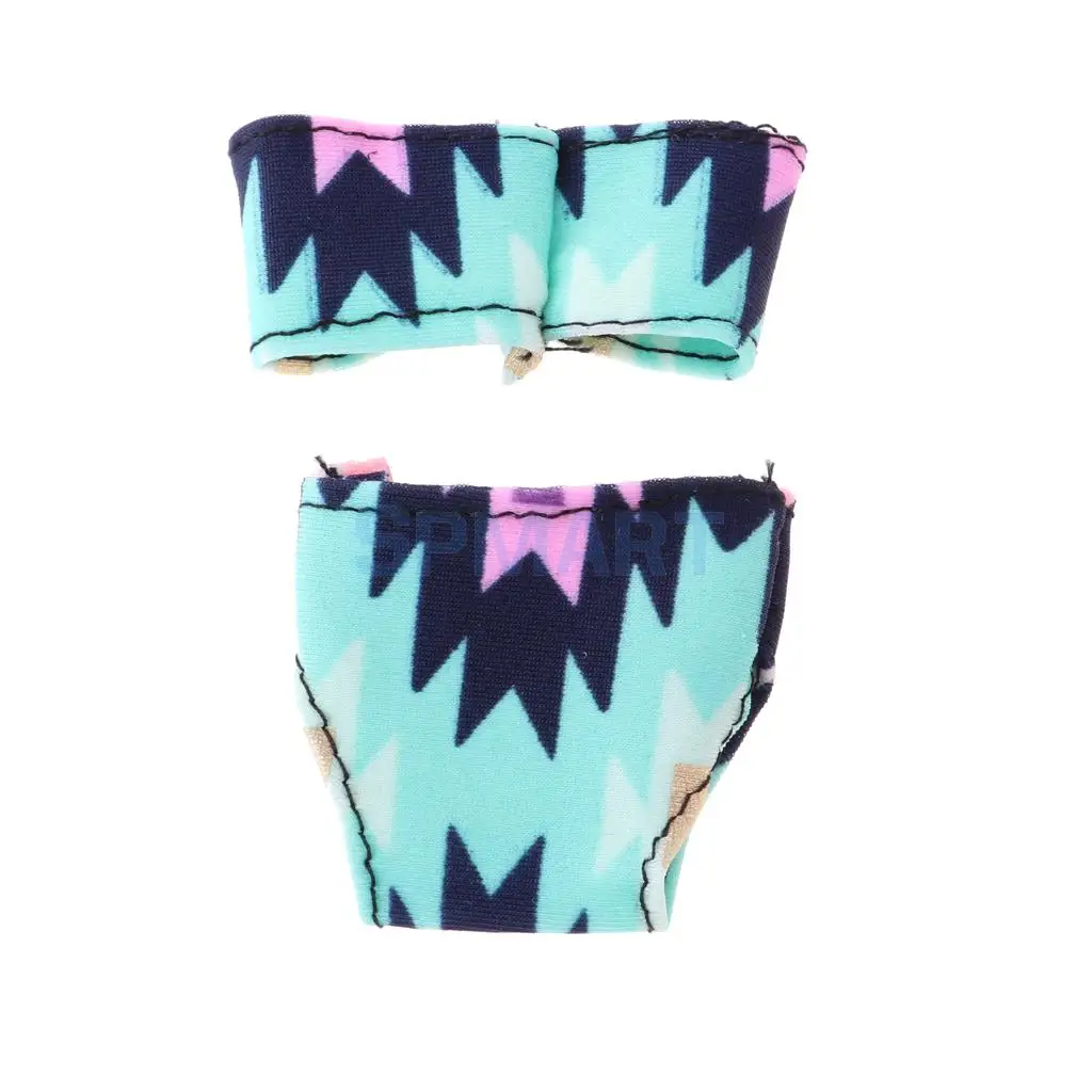 MagiDeal Summer Beach Swimwear Swimsuits Doll Clothes Bikini Three-piece for Dolls Accs Children Toy
