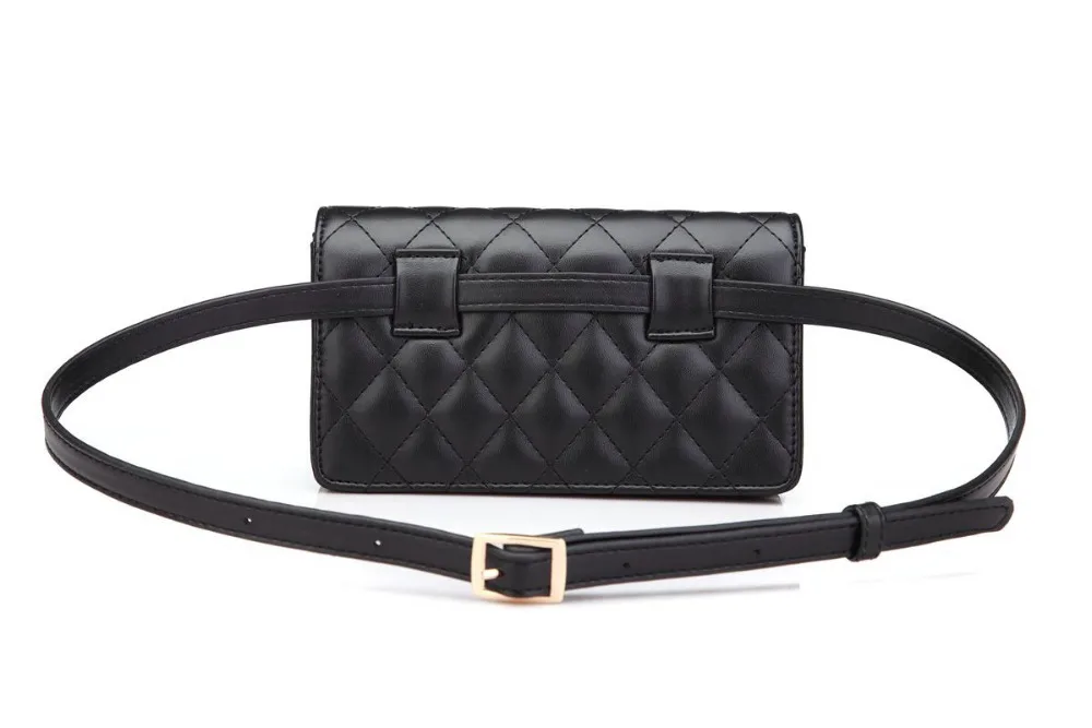 Fashion Women Waist Bags Classic Lattice Belt Bag High Quality PU Leather Fanny Pack Cell Phone Purse for Women Teenager Girls Fashion Women Waist Bags Classic Lattice Belt Bag High Quality PU Leather Fanny Pack Cell Phone Purse for Women Teenager Girls