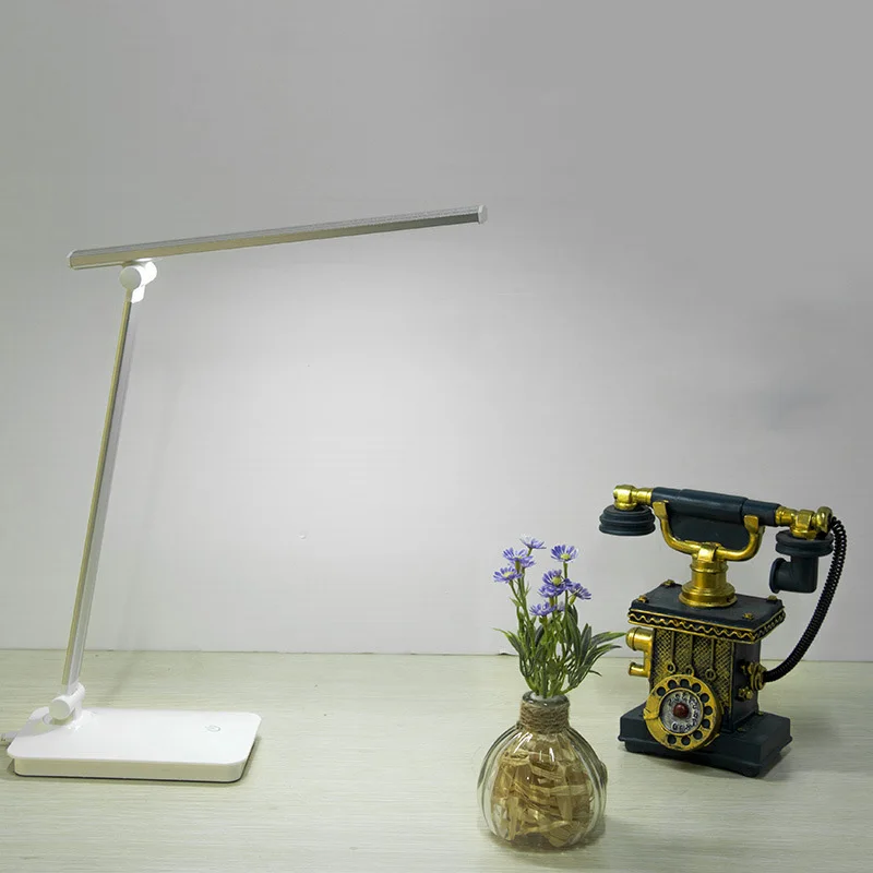 

LED Desk Lamp Eye-caring Table Lamps Dimmable Office Lamp with USB Charging Port 5 Lighting Modes LKS99