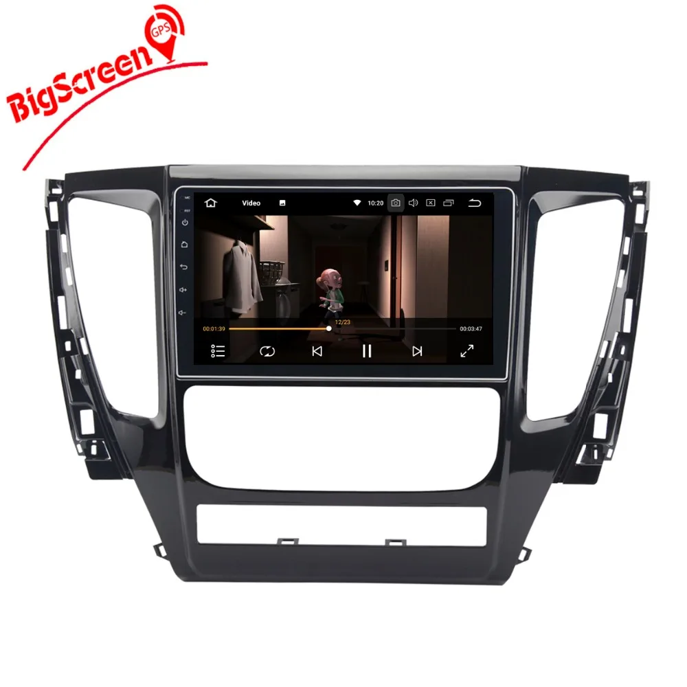 Best Newest Android 8.0 Eight Core Car DVD Player GPS Navigation For Misubishi Pajero 2016 2017 2018 Multimedia Satnav Headunit Radio 4