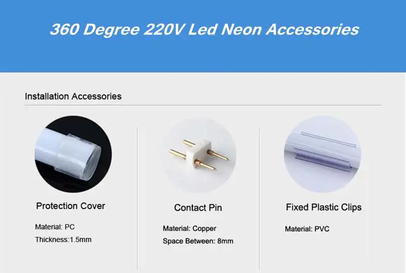 SZYOUMY мини 14 мм Диаметр круглый Neon Flex 120 светодиодный S/M 360 градусов освещения светодиодный неоновая трубка 220 -240 В светодиодный вывеска