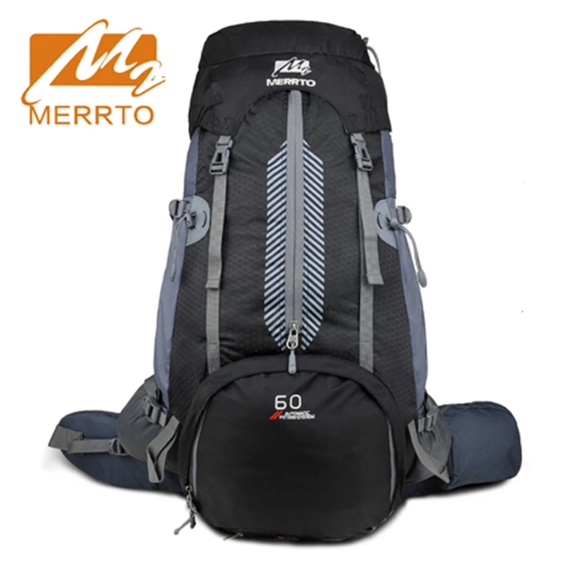 

2018 Merrto Waterproof Outdoor Hiking Camping Trekking Backpack Light Weight Mountaineering Travel Bags 50L Hiking Bags