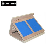 Деревянная наклонная доска баланса, регулируемый наклон лодыжки, тренажерный зал Регулируемая доска с наклоном, приспособление для растяжки ног мульти доска с наклоном