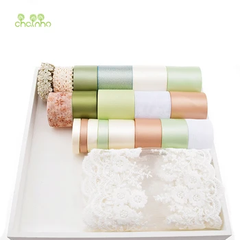 

High quality 20 Design Mix Light Green Ribbon Set For Diy Handmade Gift Craft Packing Hair Accessories Wedding Materials 20Yard