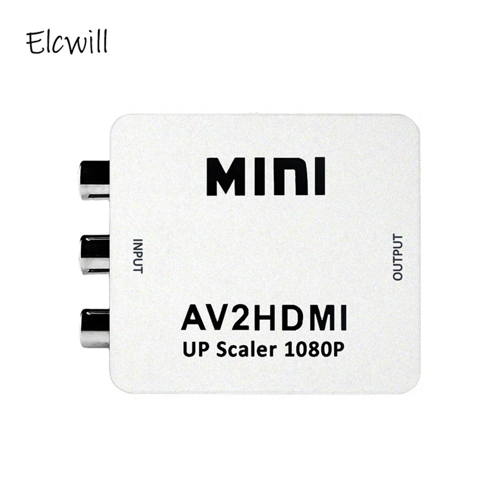 

Mini AV to HDMI Video Converter Box AV2HDMI RCA AV HDMI CVBS to HDMI Adapter for HDTV TV PS3 PS4 PC DVD Xbox Projector